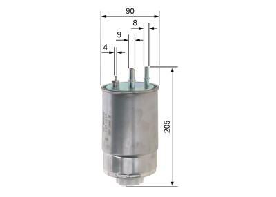 BOSCH F 026 402 076 Číslo výrobce: N 2076. EAN: 4047024808195.