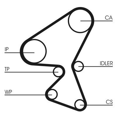 CONTITECH CT1230 Číslo výrobce: CPPN 1248 9,525M 20. EAN: 4010858158835.
