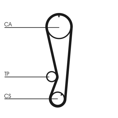 CONTITECH CT827 Číslo výrobce: CT 827. EAN: 4010858021283.