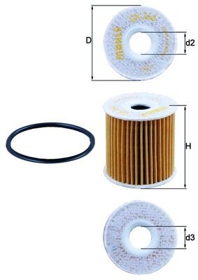 KNECHT OX 346D Číslo výrobce: 76832190. EAN: 4009026505960.