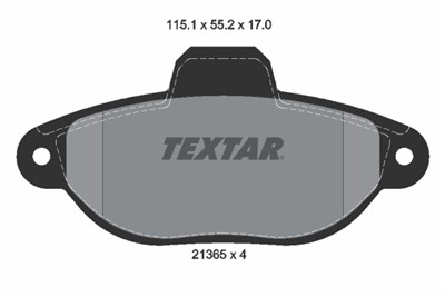 TEXTAR 2136502 Číslo výrobce: 21365. EAN: 4019722200274.