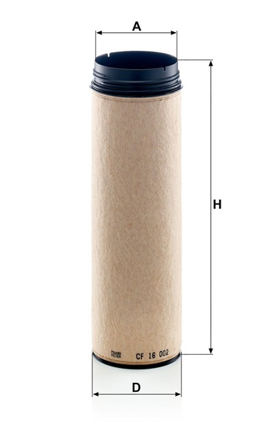 MANN-FILTER CF 16 002 EAN: 4011558078577.