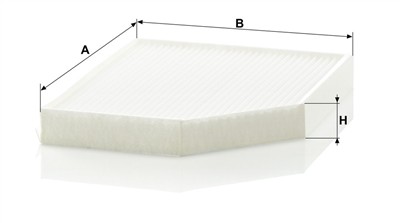 MANN-FILTER CU 2450 EAN: 4011558542108.
