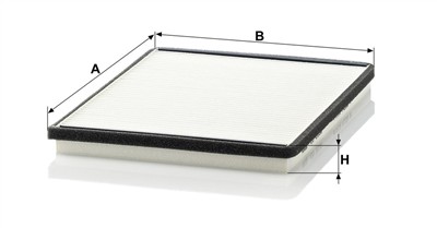 MANN-FILTER CU 2530 EAN: 4011558308209.