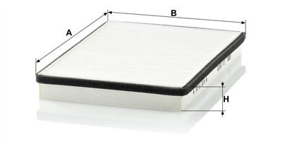 MANN-FILTER CU 2672 EAN: 4011558246402.