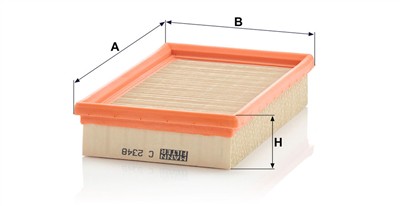 MANN-FILTER C 2348 EAN: 4011558185800.