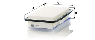 MANN-FILTER C 2620 EAN: 4011558362201.