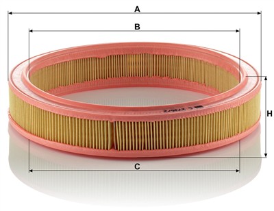 MANN-FILTER C 2736/2 EAN: 4011558115401.