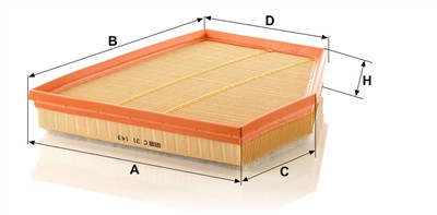 MANN-FILTER C 31 143 EAN: 4011558362300.