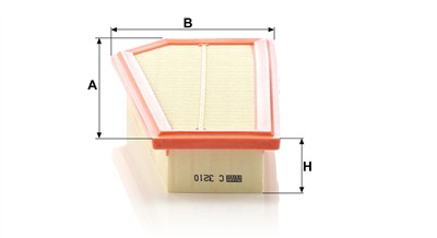 MANN-FILTER C 3210 EAN: 4011558419202.