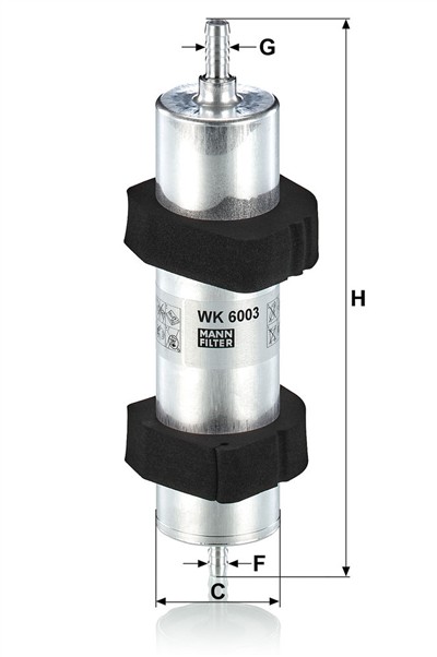 MANN-FILTER WK 6003 EAN: 4011558012793.