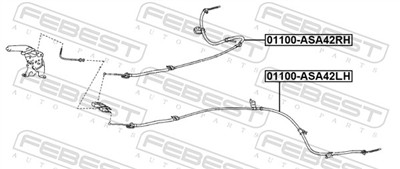 FEBEST 01100-ASA42RH EAN: 4056111145310.