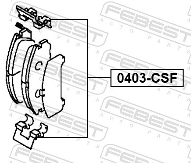 FEBEST 0403-CSF EAN: 4056111149875.