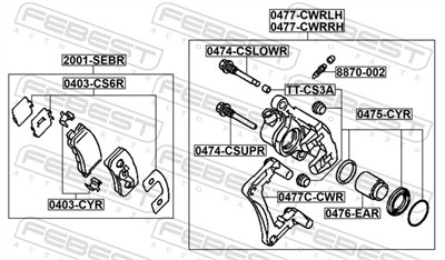 FEBEST 0477-CWRLH EAN: 4056111189314.