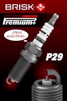 BRISK 1973 Číslo výrobce: P29 Iridium Premium+. EAN: 0.