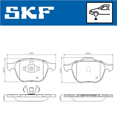 SKF VKBP 80016 EAN: 7316581296170.