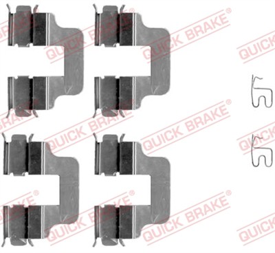 QUICK BRAKE 109-1245 EAN: 5706021072198.