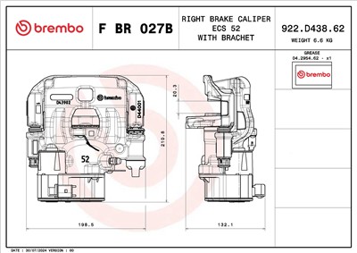BREMBO F BR 027B EAN: 8020584548332.