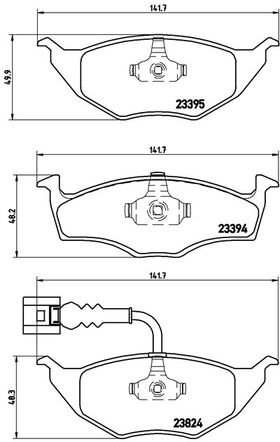 BREMBO P 85 063 Číslo výrobce: 23394. EAN: 8020584058664.