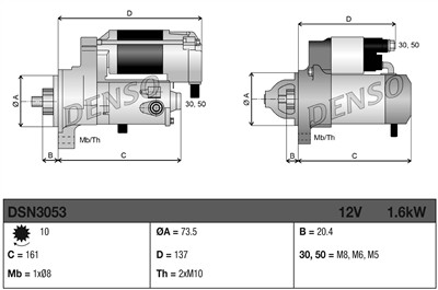 DENSO DSN3053 EAN: 8717613173381.