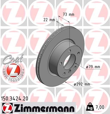 ZIMMERMANN 150.3424.20 EAN: 4250238718659.