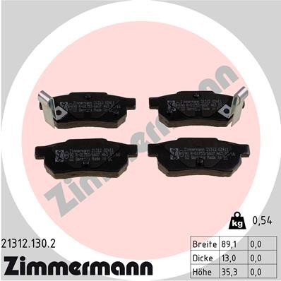 ZIMMERMANN 21312.130.2 Číslo výrobce: 21312. EAN: 4250238734352.