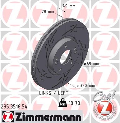 ZIMMERMANN 285.3516.54 EAN: 4250238790921.