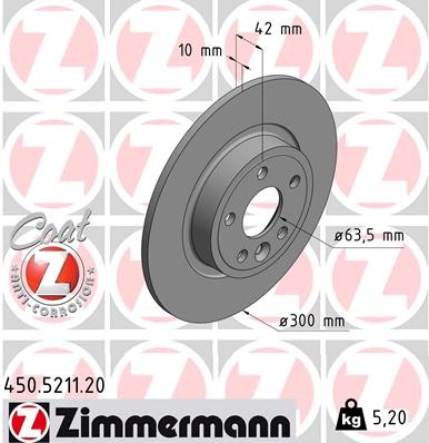 ZIMMERMANN 450.5211.20 EAN: 4250238766469.