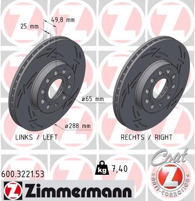 ZIMMERMANN 600.3221.53 EAN: 4250238791119.