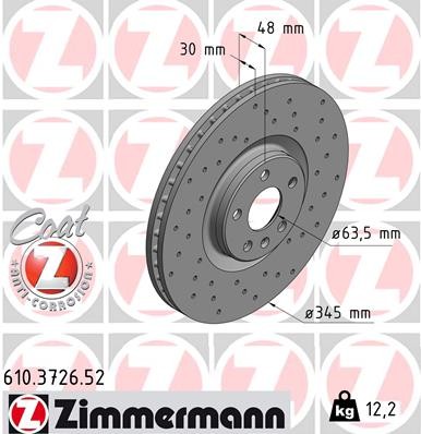 ZIMMERMANN 610.3726.52 EAN: 4250238775805.