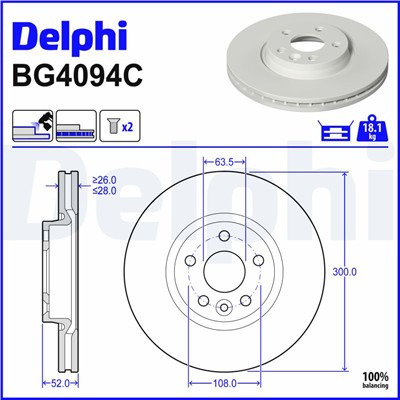 DELPHI BG4094C EAN: 5012759531822.