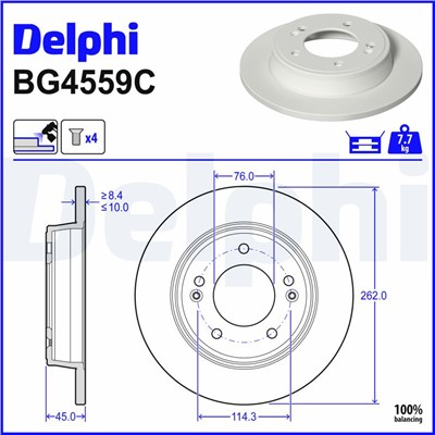 DELPHI BG4559C EAN: 5012759537121.