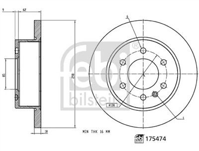 FEBI BILSTEIN 175474 EAN: 4054224754740.