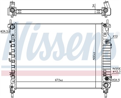 NISSENS 606256 EAN: 5707286427204.