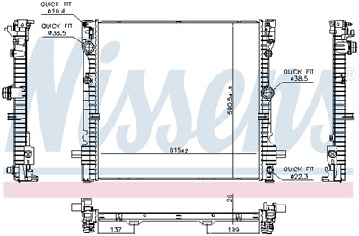 NISSENS 606876 Číslo výrobce: 72523804. EAN: 5707286484474.