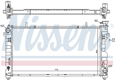 NISSENS 61025 EAN: 5707286346680.