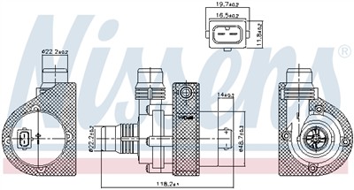 NISSENS 831119 EAN: 5707286502659.