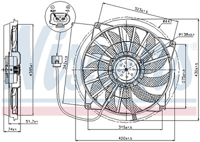 NISSENS 85637 EAN: 5707286352551.