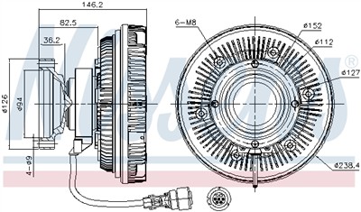 NISSENS 86086 Číslo výrobce: 20450210S. EAN: 5707286408005.
