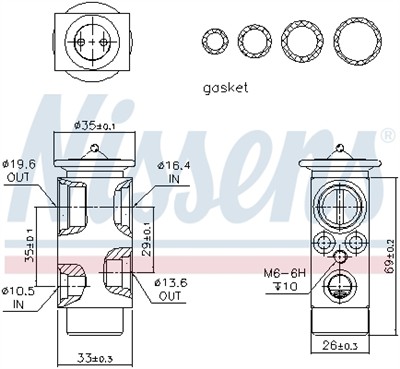 NISSENS 999224 Číslo výrobce: 351234431. EAN: 5707286467965.