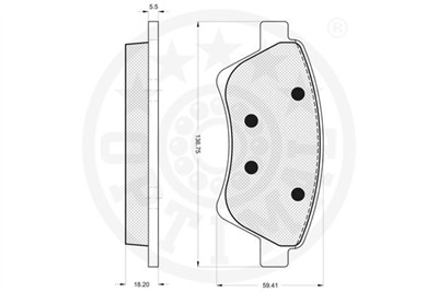 OPTIMAL 12132 Číslo výrobce: 23930. EAN: 4031185002158.