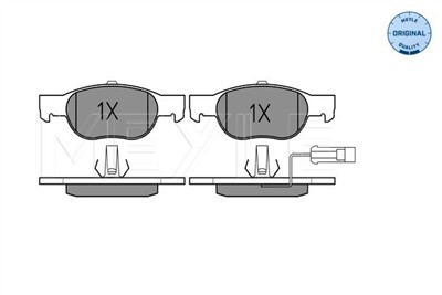 MEYLE 025 219 3017/W Číslo výrobce: MBP0230. EAN: 4040074178010.