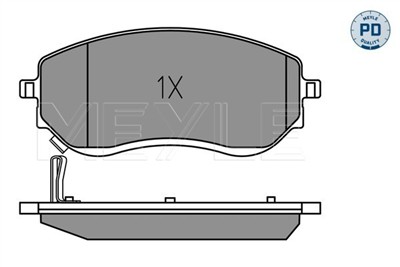 MEYLE 025 226 6021/PD Číslo výrobce: MBP1851PD. EAN: 4040074296233.