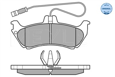 MEYLE 025 231 9017/W Číslo výrobce: MBP0284. EAN: 4040074069080.