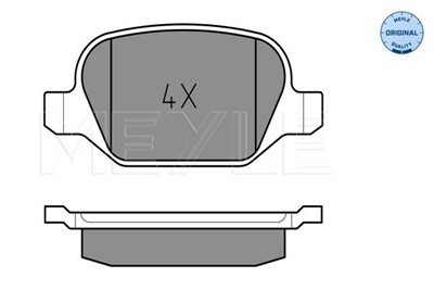 MEYLE 025 235 1716 Číslo výrobce: MBP0369. EAN: 4040074534731.