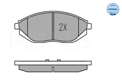 MEYLE 025 252 6817/W Číslo výrobce: MBP0699. EAN: 4040074074084.