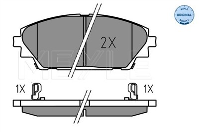 MEYLE 025 258 7516 Číslo výrobce: MBP1618. EAN: 4040074174845.