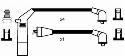 NGK 0710 Číslo výrobce: RC-HD408. EAN: 87295007105.