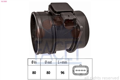 FACET 10.1303 Číslo výrobce: KW 491 303. EAN: 8012510050118.