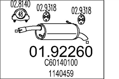 MTS 01.92260 EAN: 8033464042486.